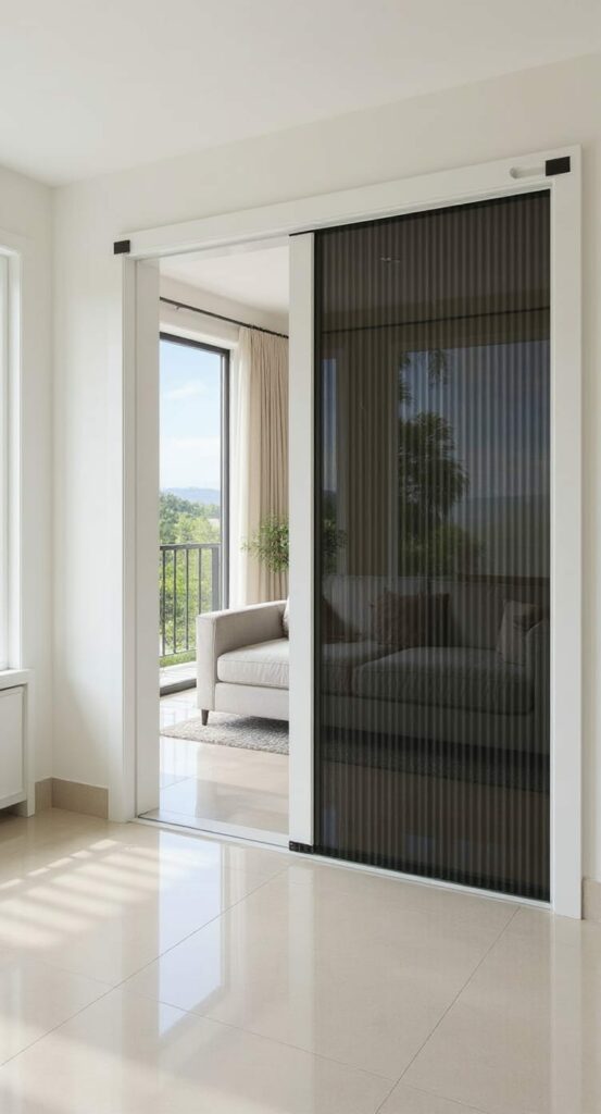 pleated mesh